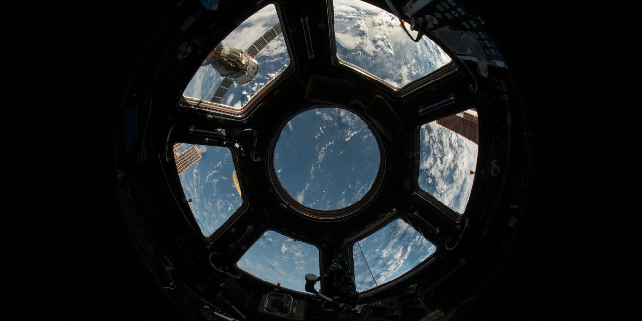space shuttle view outside the Earth